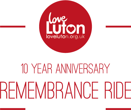 Love Luton Remembrance Ride Logo